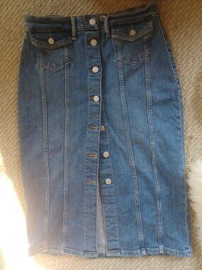 Vintage gap denim skirt 1969 28 R